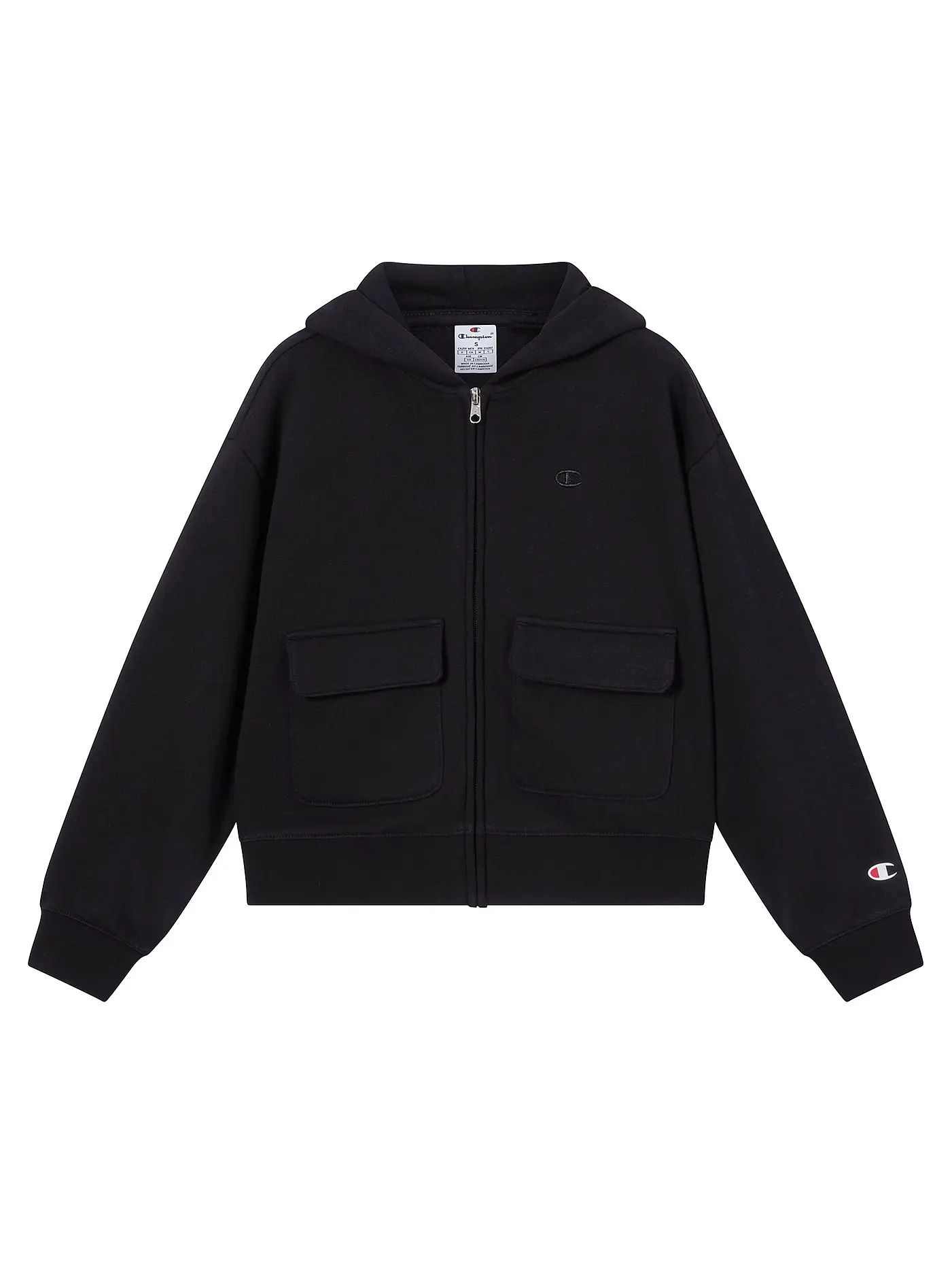 CHAMPION | Mädchen Sweatjacke | schwarz